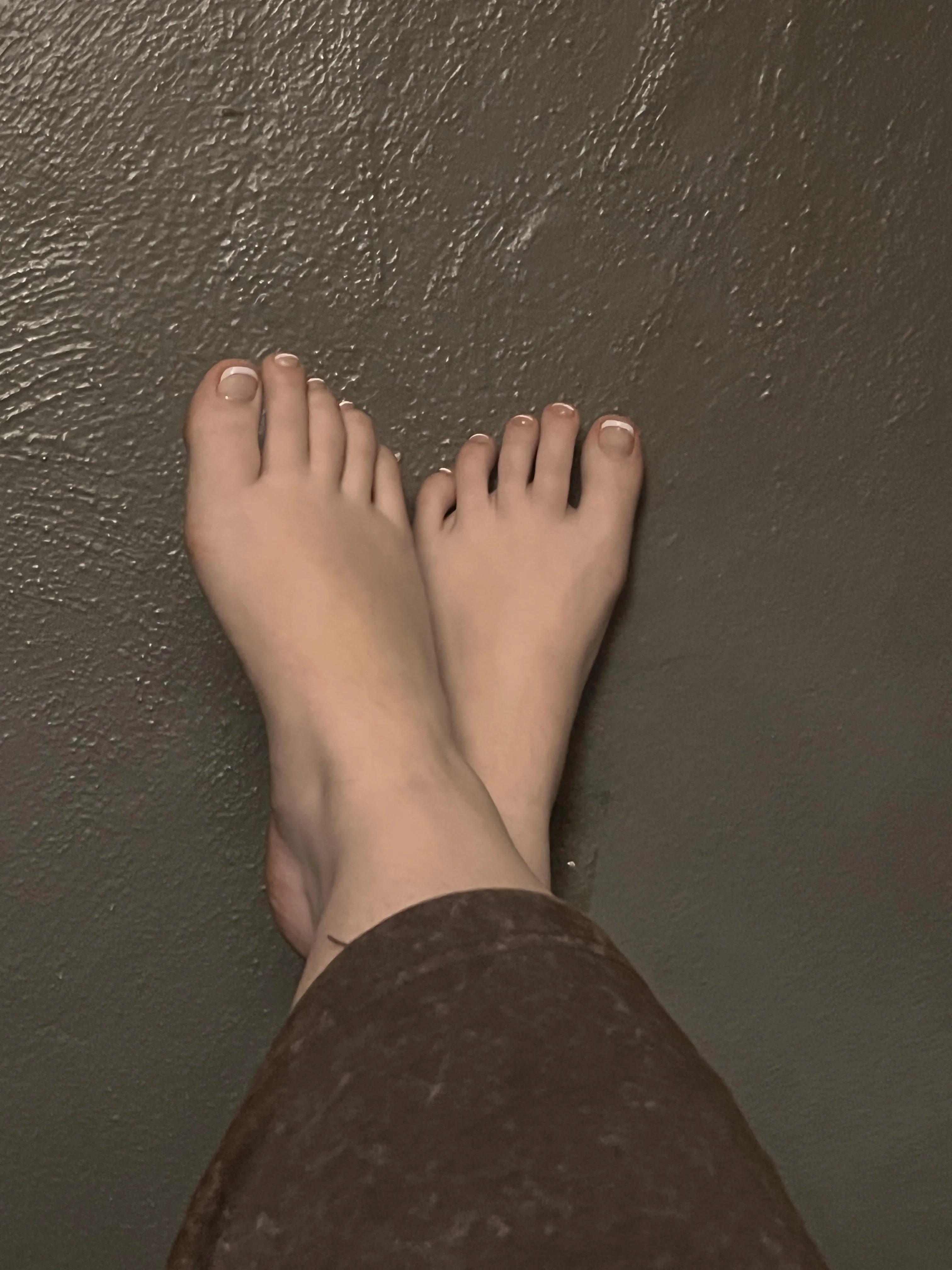 I know you don’t care what I write you just want to stare at my toes….