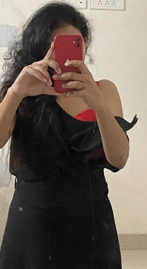 I was told to wear black and red for Holi Party