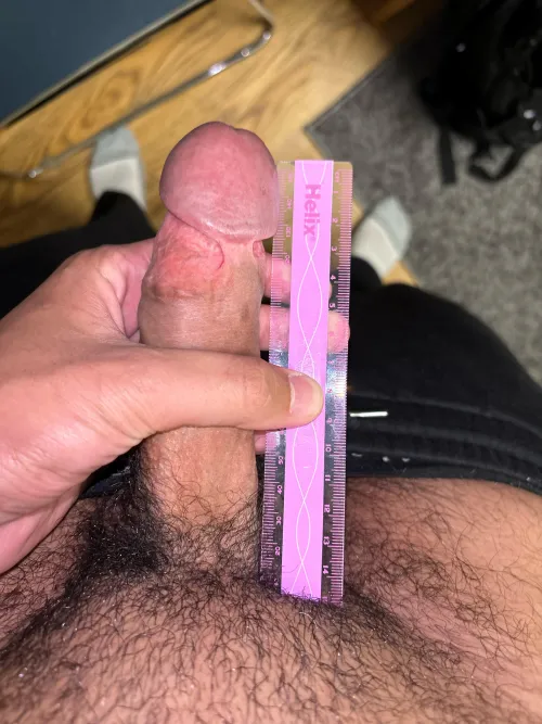 It’s a little bigger than my small ruler