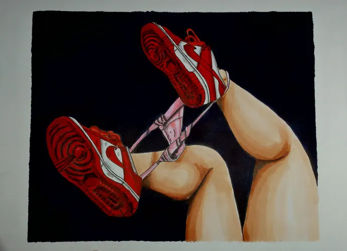 Just Did It in Colour, Alcohol Markers, by me.