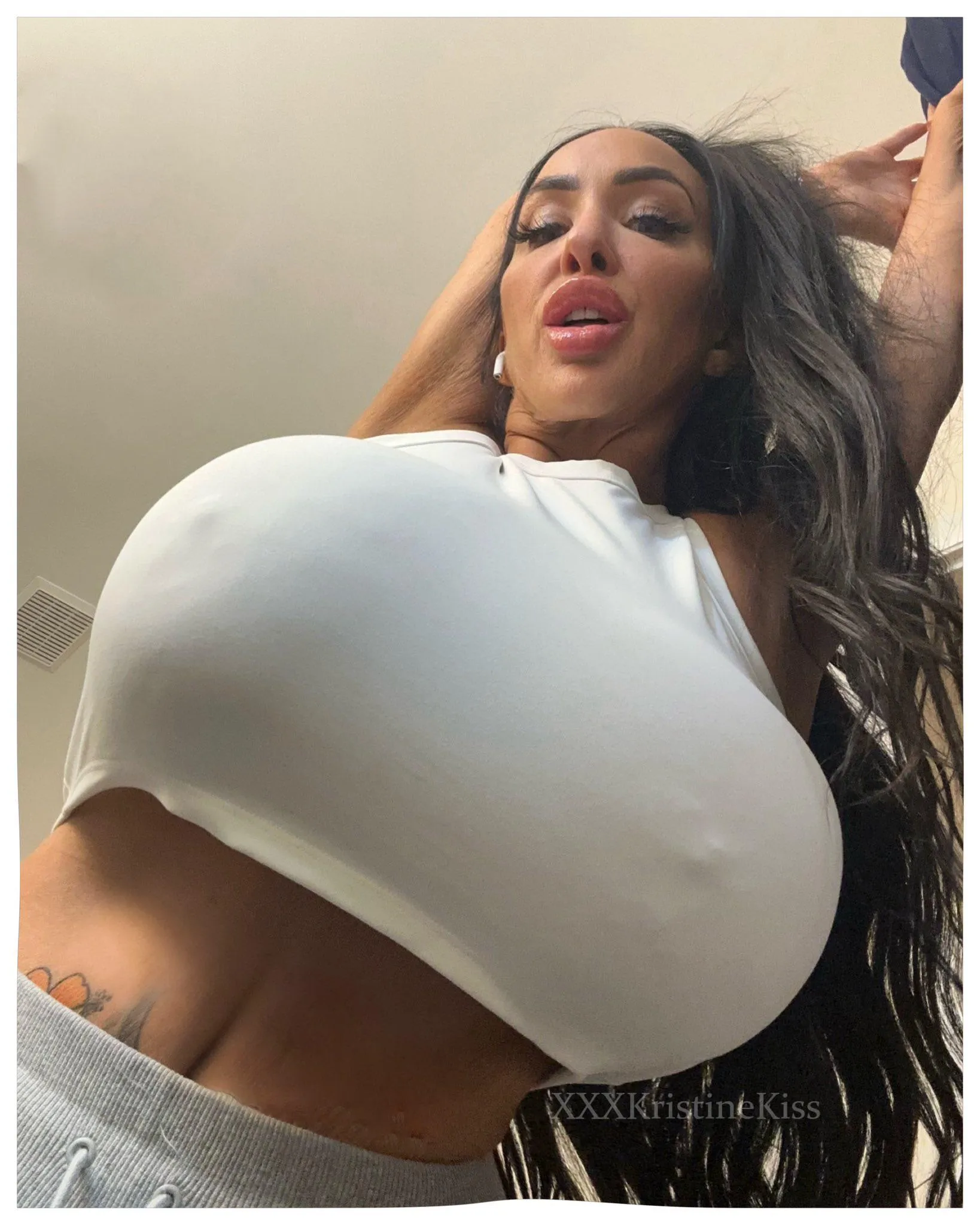 Me, my tight top, and two big reasons you can’t look away :)