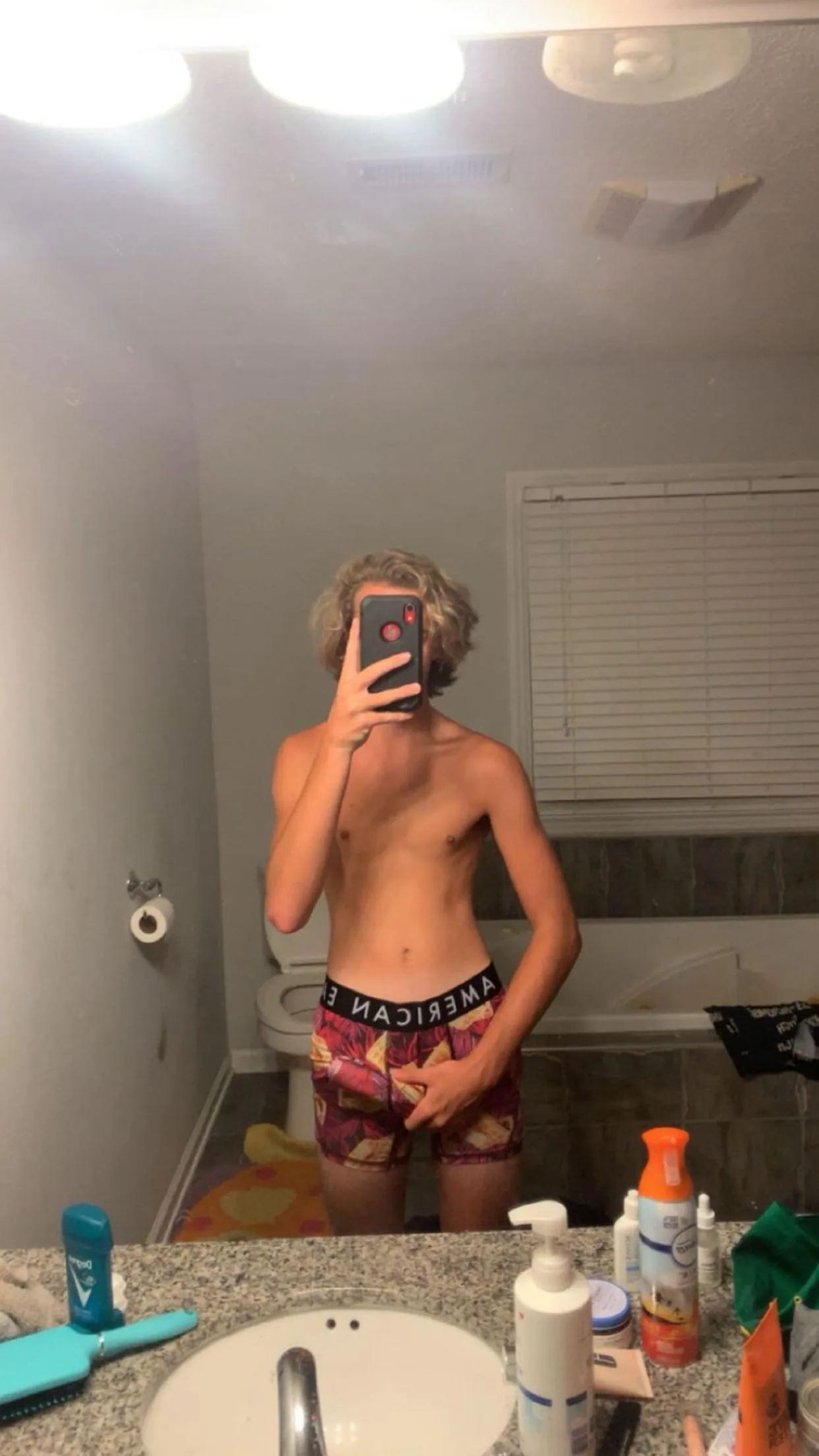 Mirror pic before my shower [18]