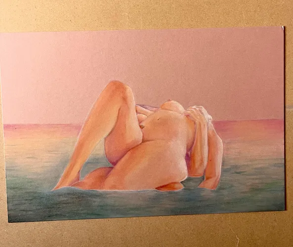(Need help titling), dry pastel, by moi