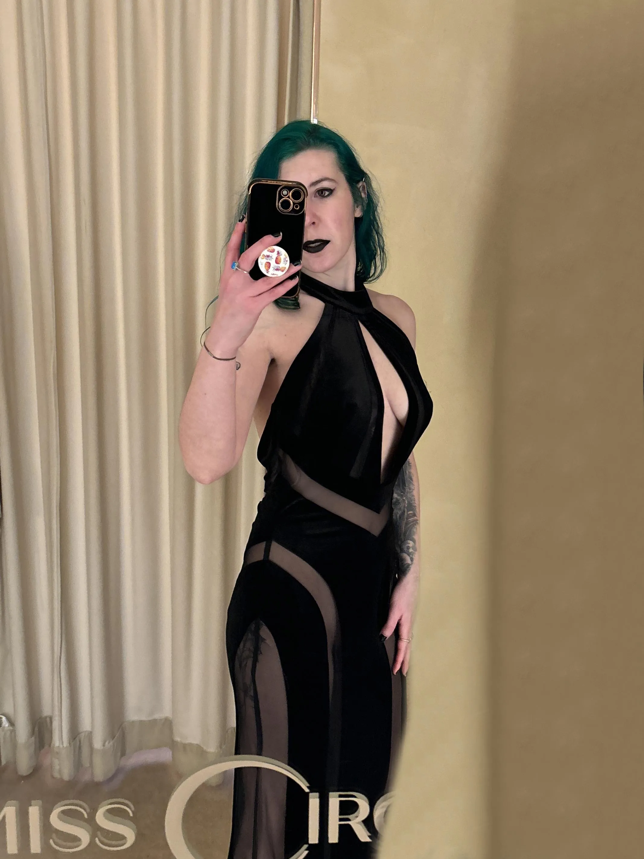 Nothing under this dress