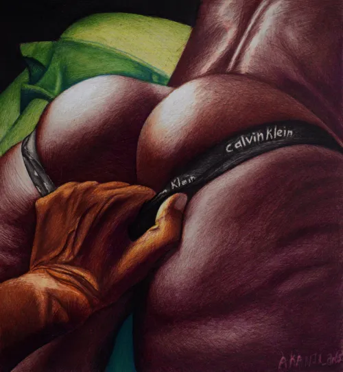 One of my older piece when I was still trying to figure out ballpoint pens. What would you name it?