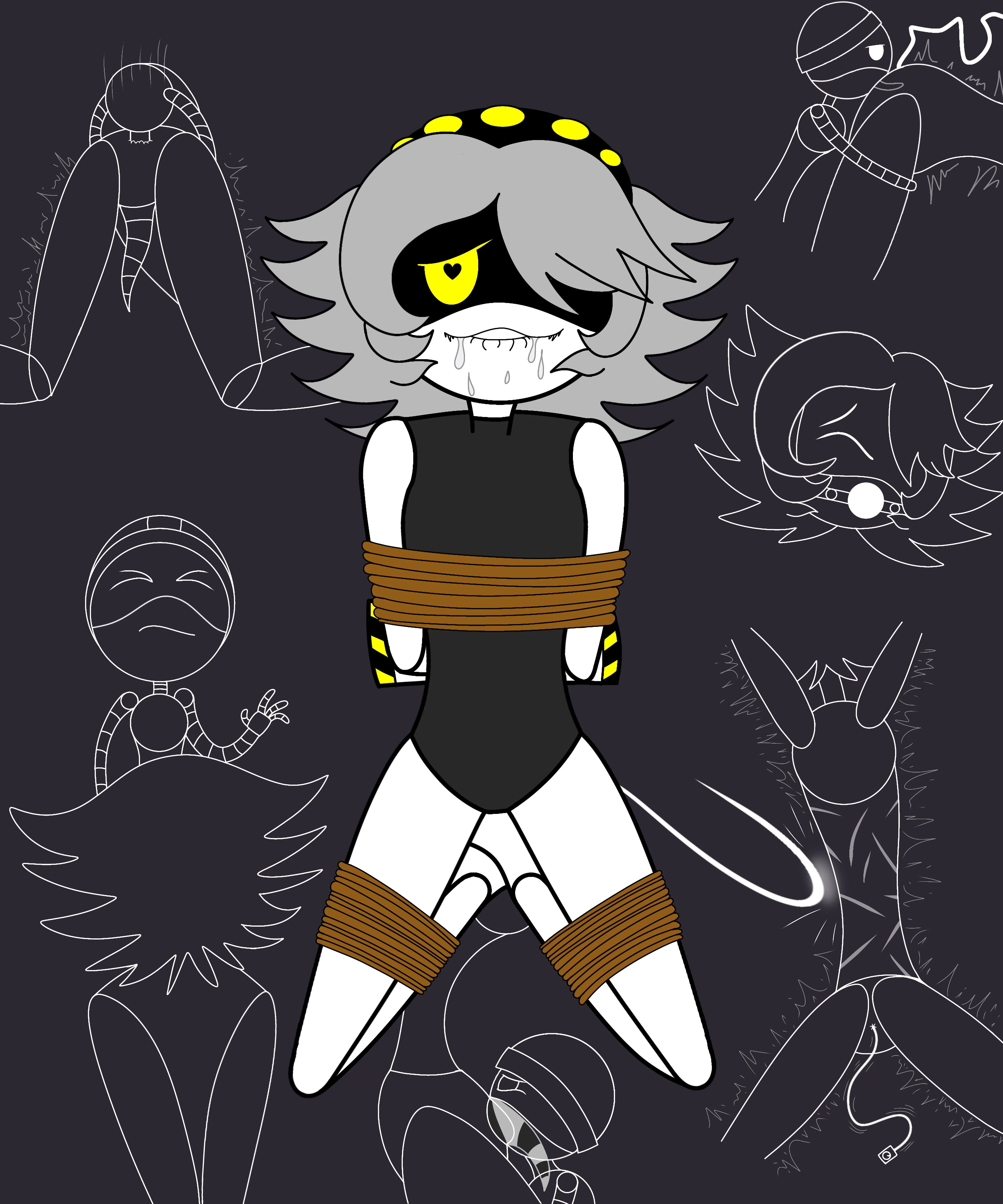 SD-M or Mimi and the Teacher having some fun. OC by @Nukeleer on Deviantart.