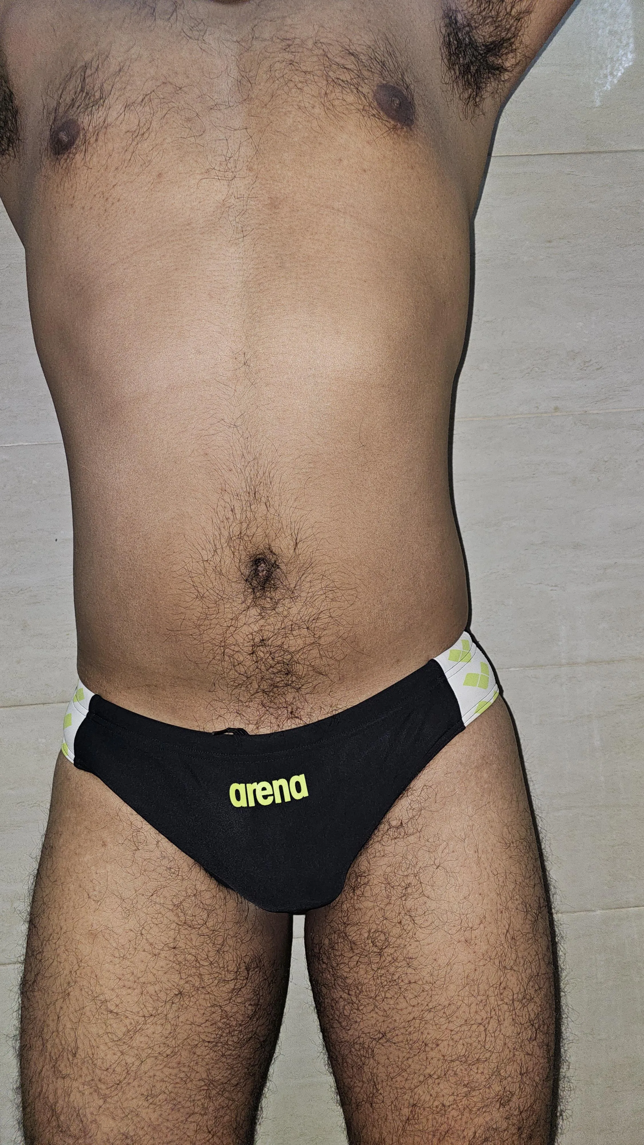 went swimming in my speedos for the first time