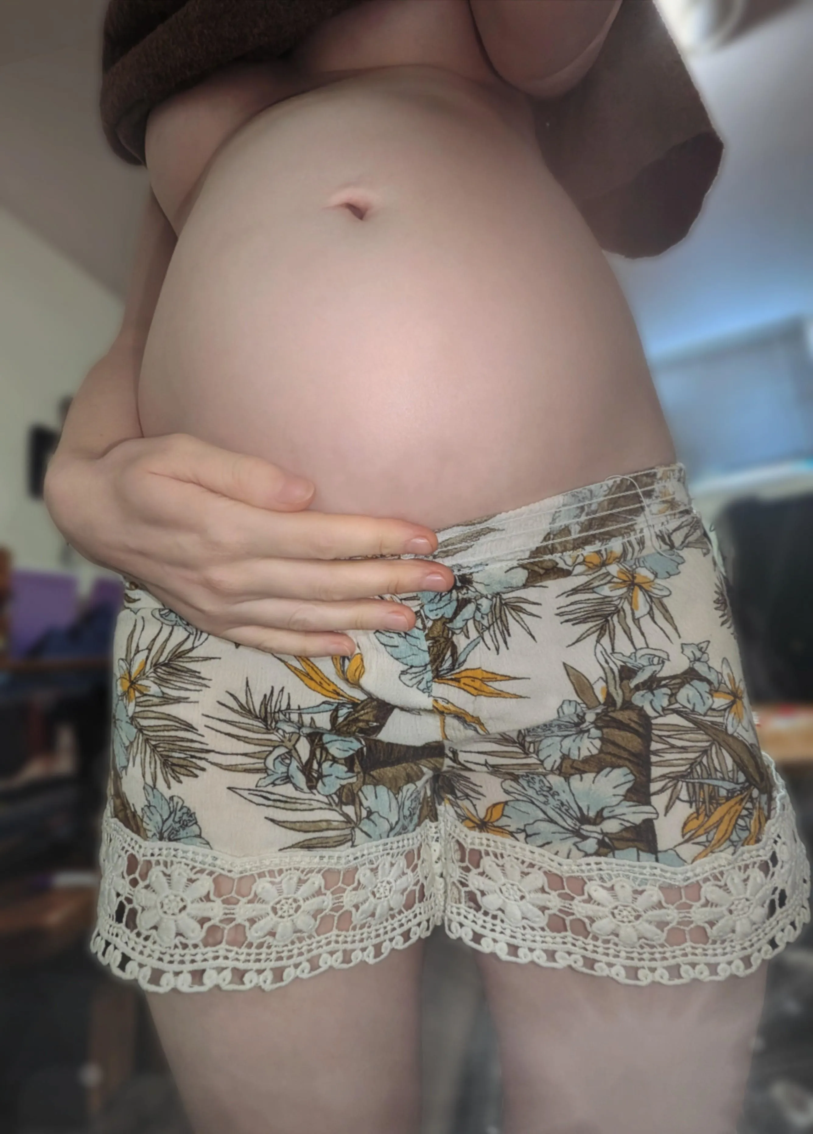 What do you think of my pregnant belly?