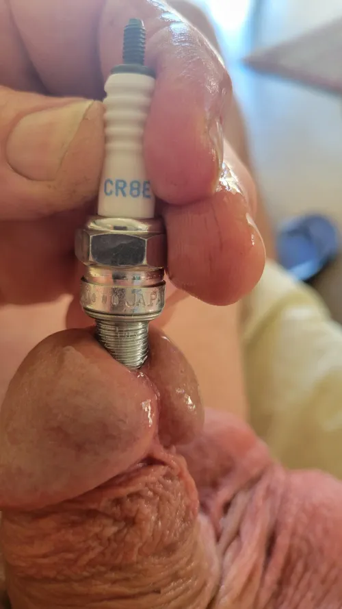 Got a spark going now