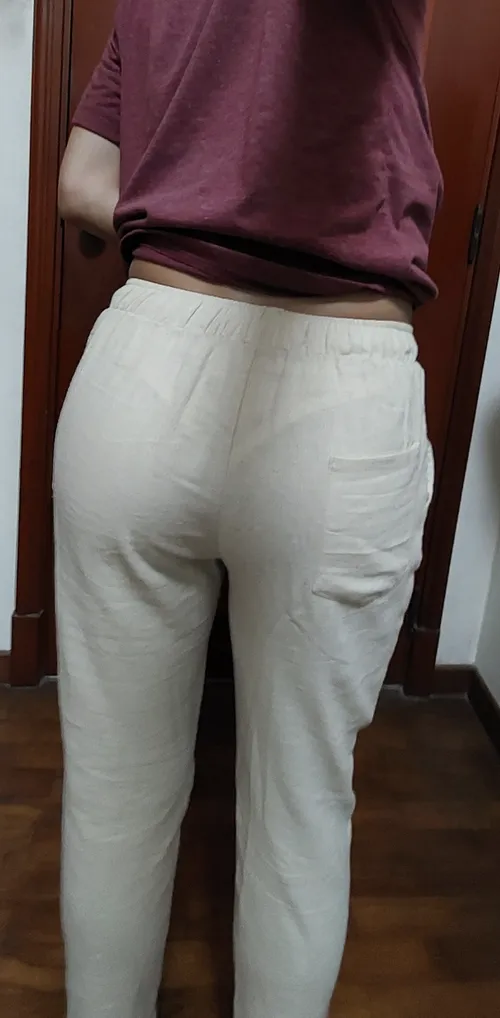 Got new pants and love how they sit on my hips. what do you think?