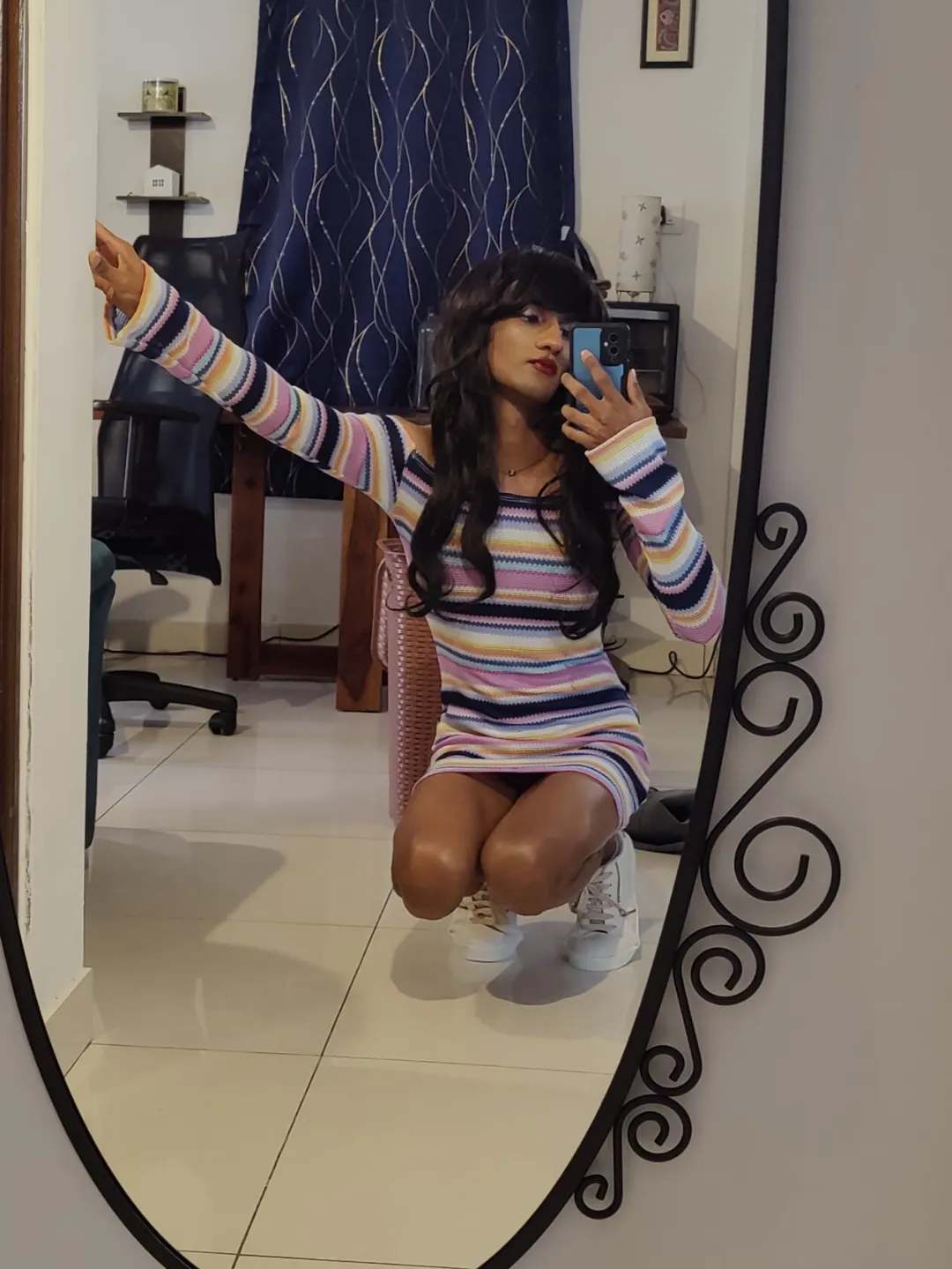 Hoping I get all the boys attention in my new dress 😛