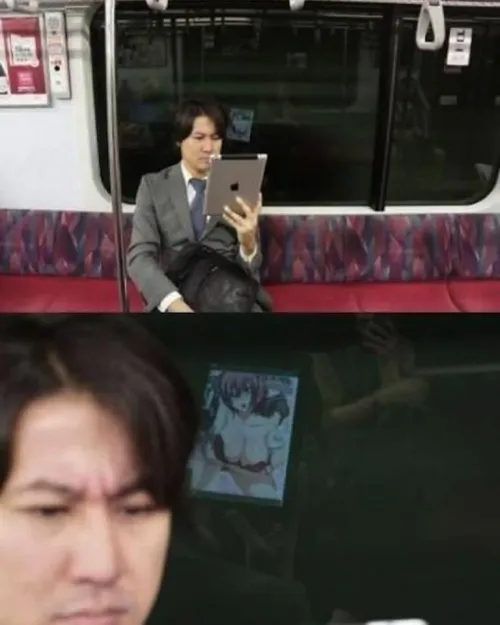 LF doujinshi: Looking for the source of the manga he's reading