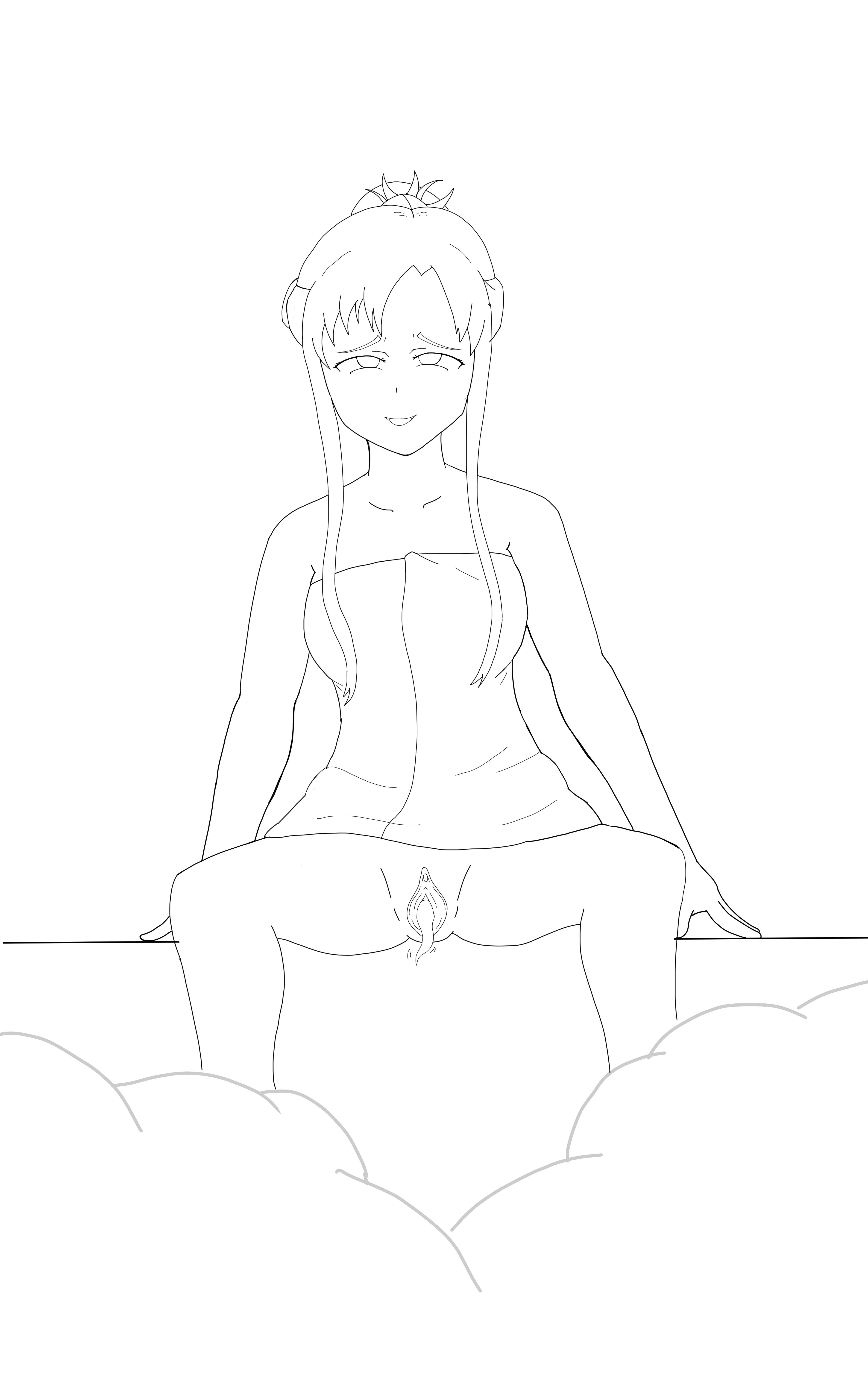 Lineart of the cover for my comic, im working on the storyboards and soon i will star to do the lineart