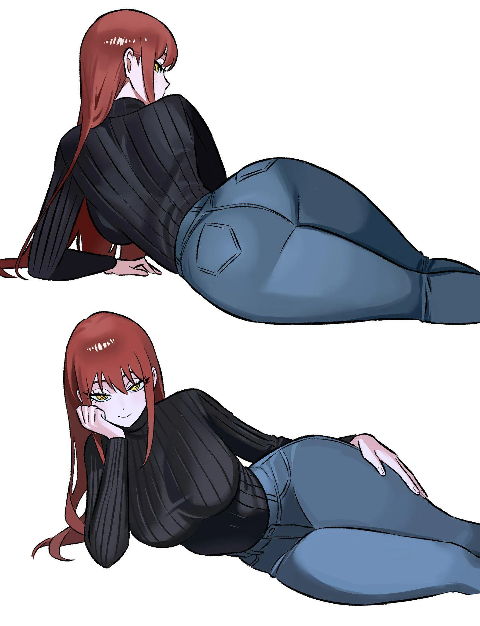 lying on her side (zeon)