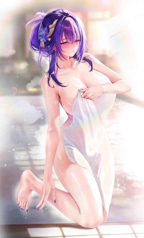 Raiden in onsen (Xinとobiwan / Xinとobi / moehime_union)