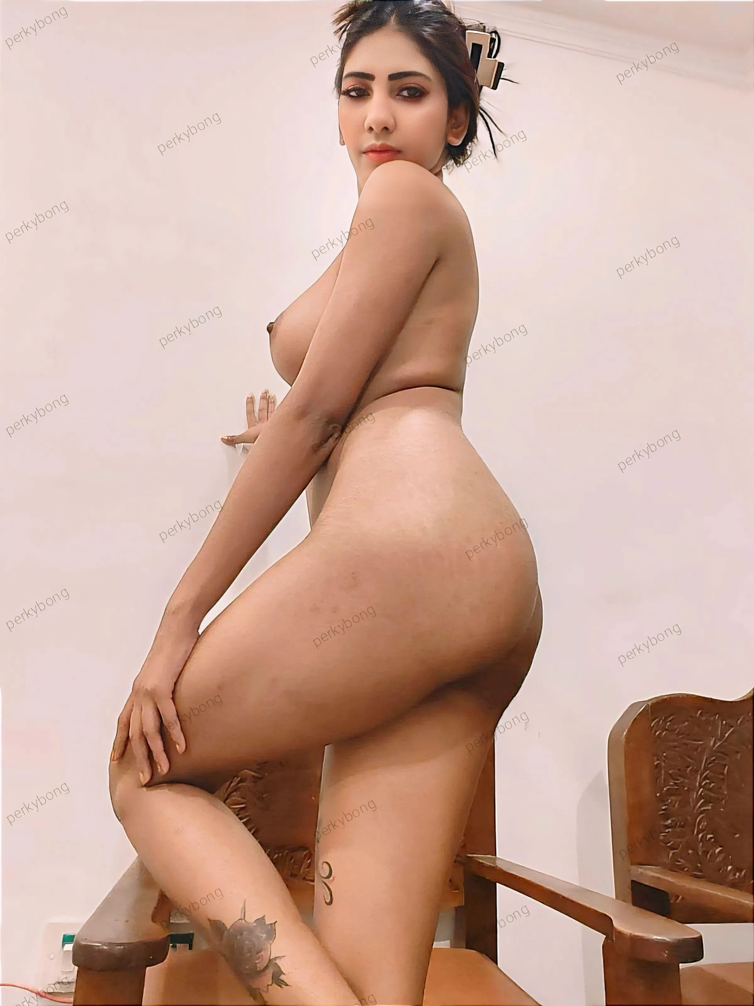 Would you spank my ass or Suck my nips?