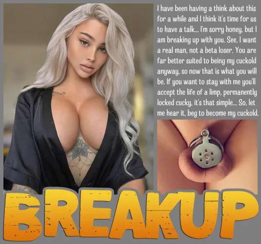 BREAKUP [chastity] [cuckold] [femdom] TeasAndDenial on Imagefap