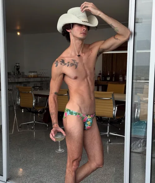 Bulge in swim short!