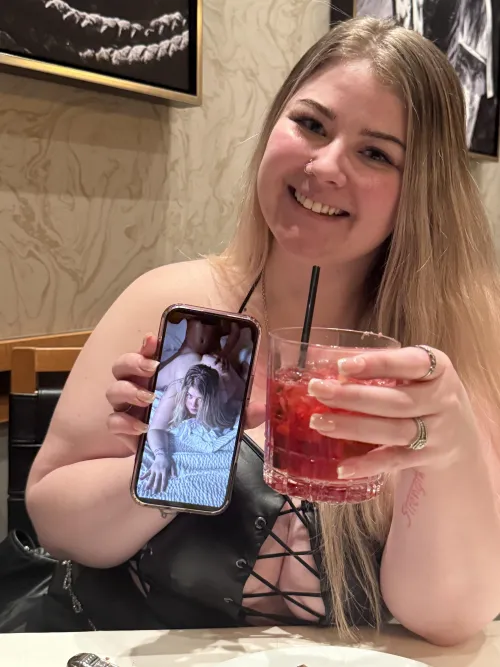 Cucky & I went celebrating after I took my first BBC, one picture says a thousand words ;)