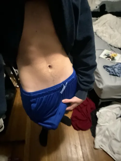 Free balling in some shorts [18]