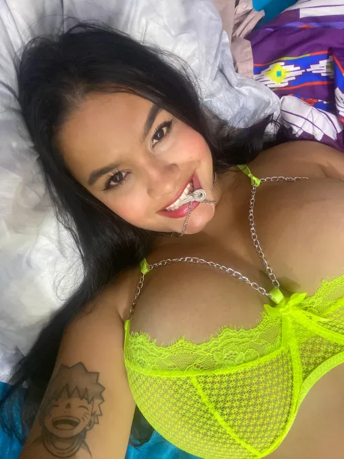 Give them to me, they'll be in the right hands, or throat, tits, who knows