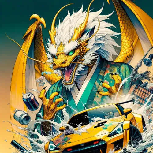 Grandpa dragon jizznami