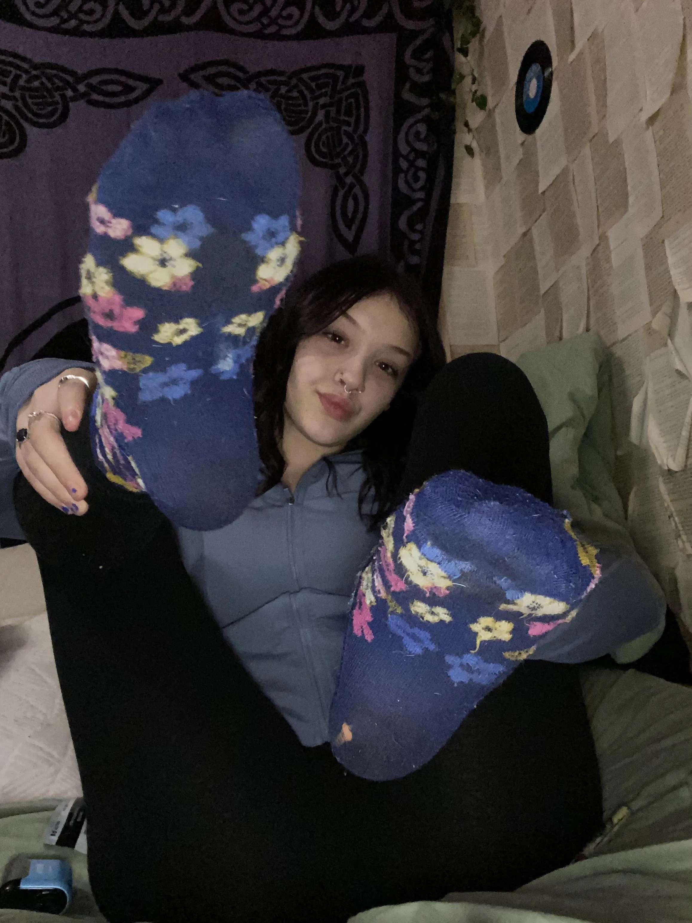 Haven’t taken my socks off today…