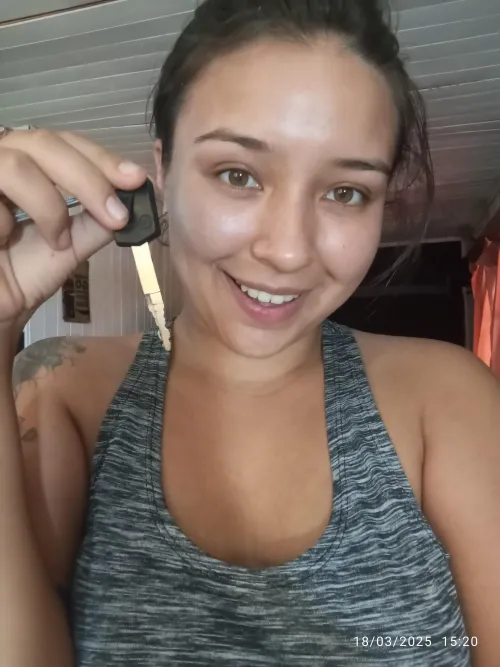 I have the keys to your cage, behave yourself and we'll see if I can open it.