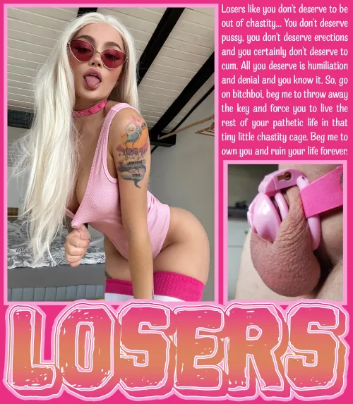 LOSERS [chastity] [femdom] [denial] TeasAndDenial on Imagefap