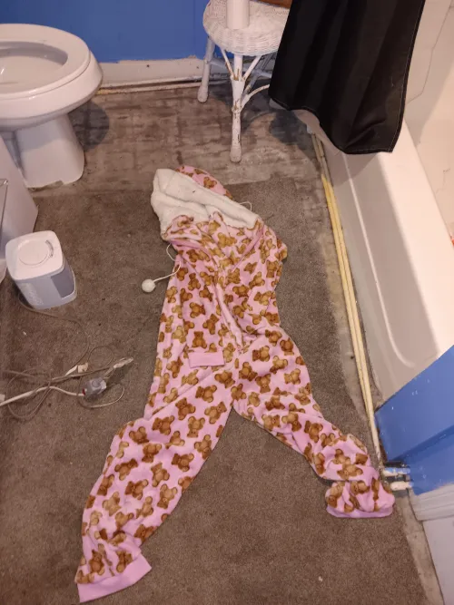 My pjs daddy picked for me to wear tonight since I hadn't finished my laundry