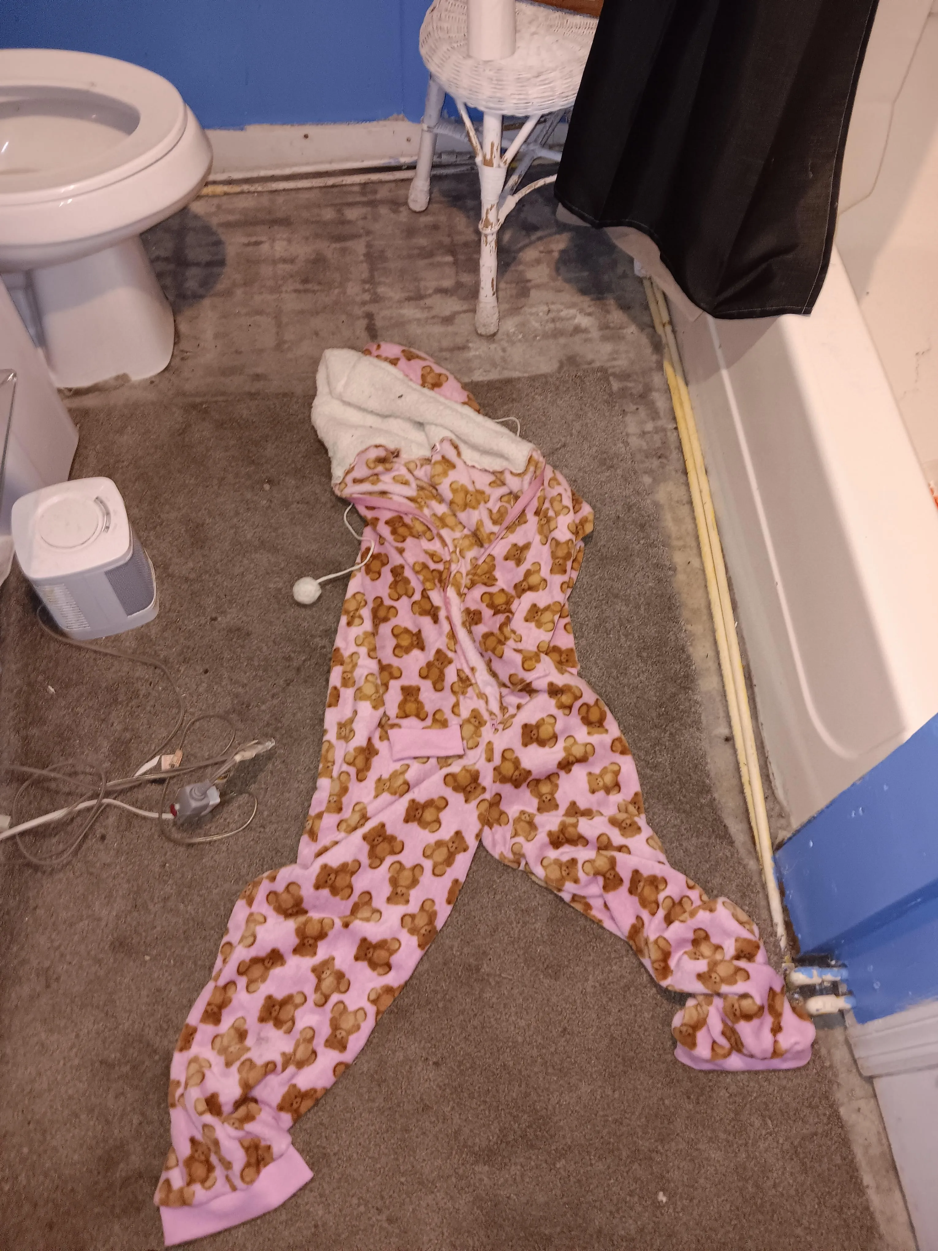 My pjs daddy picked for me to wear tonight since I hadn't finished my laundry