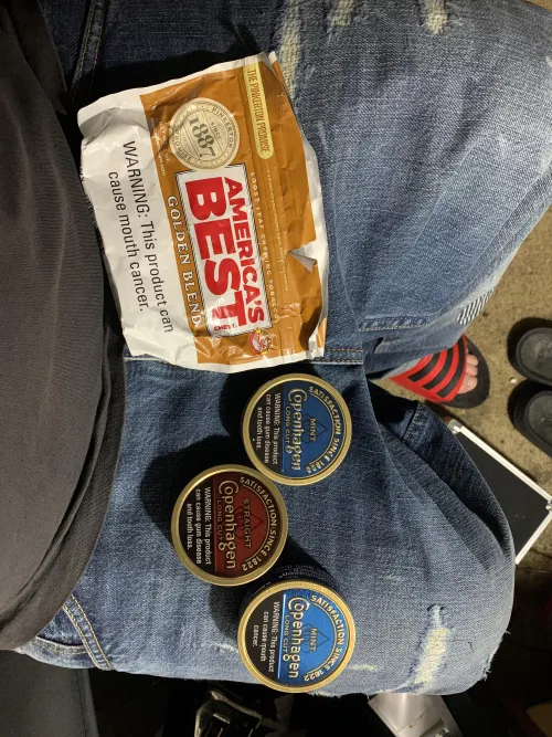 My stash for the next couple days