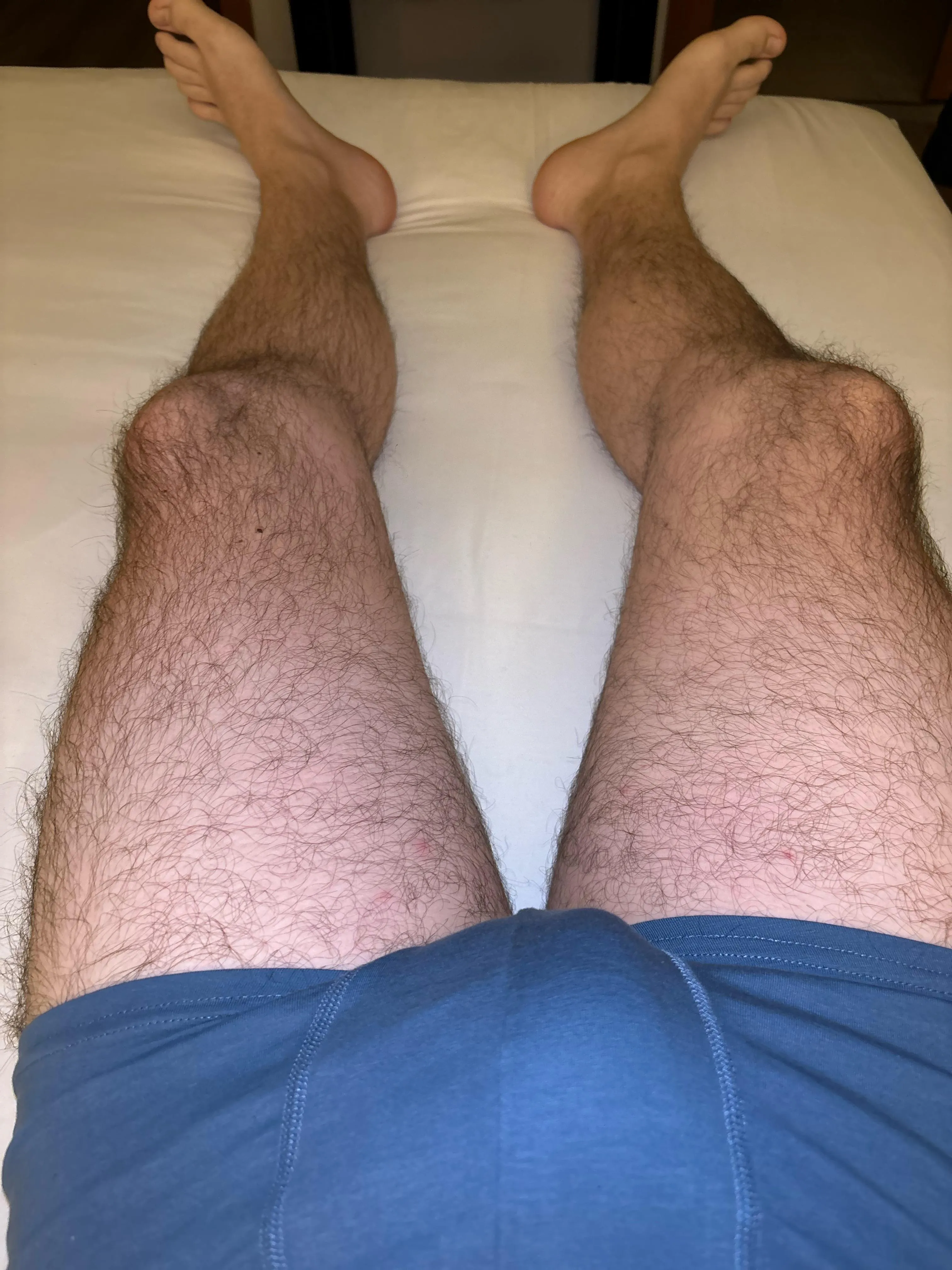 Natural hairy legs. Comments are welcome