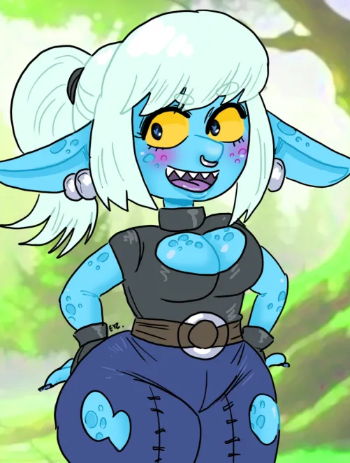 new blue gob Sandy (art by Eyz)