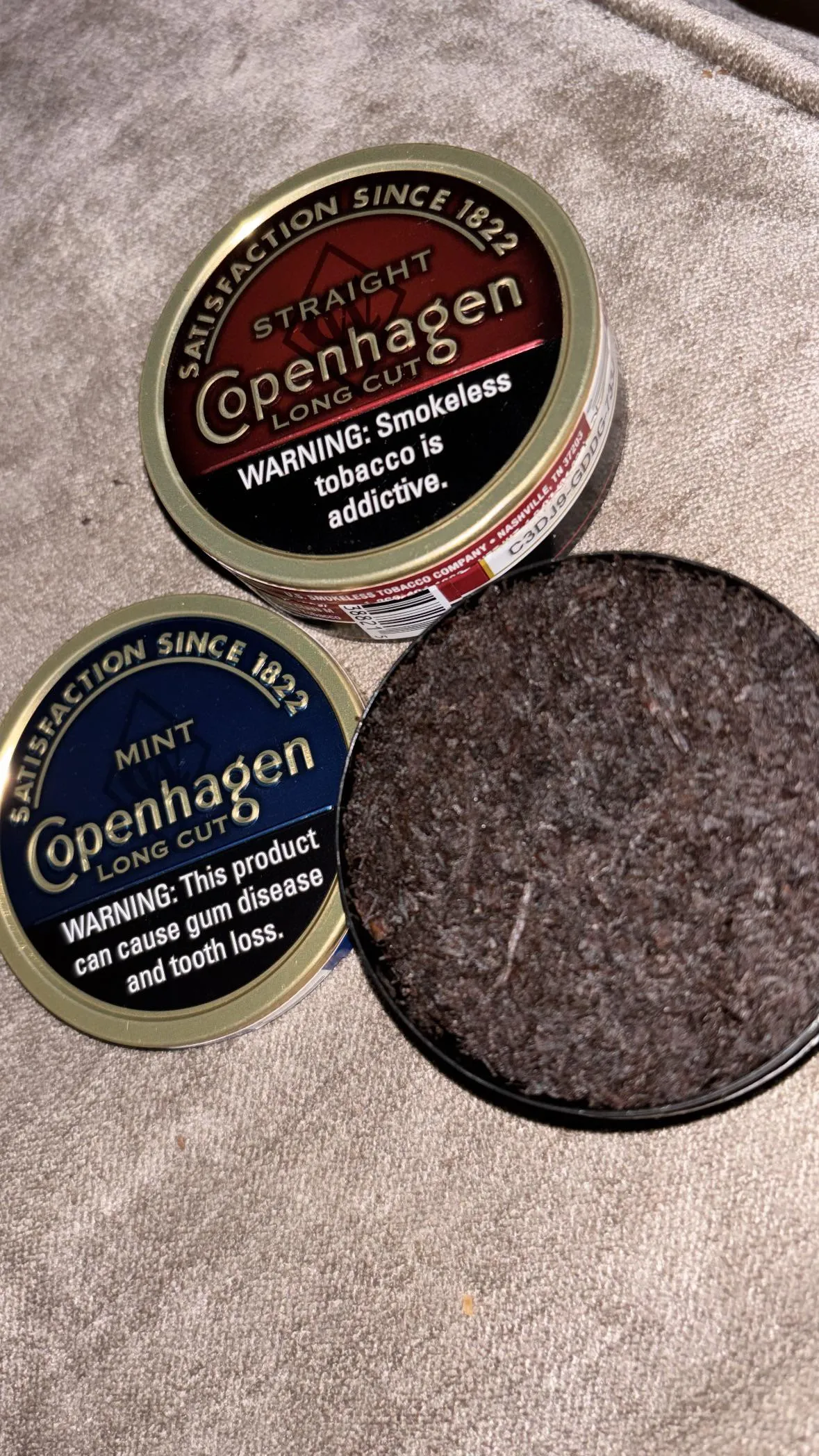 Nothing like a fresh moist can of Copenhagen.