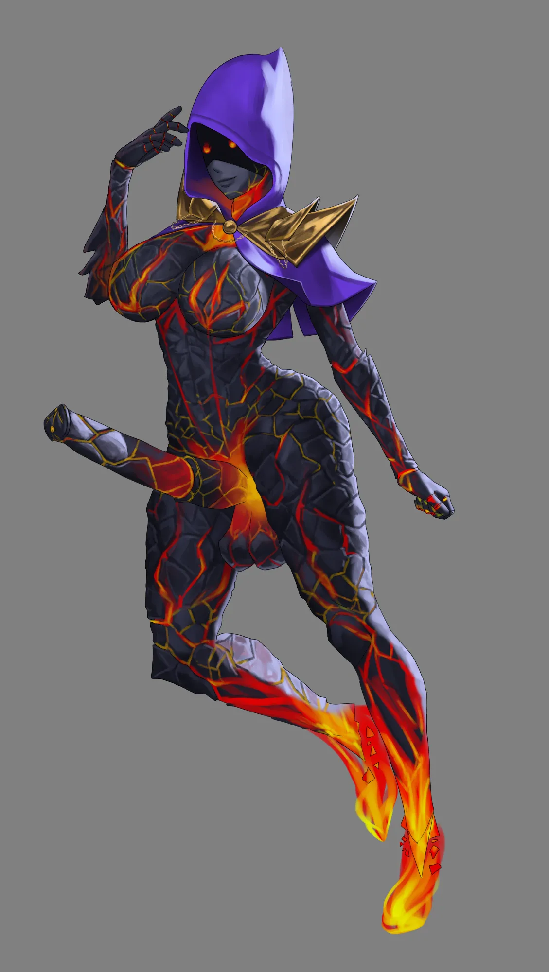 Nyla is on fire (Dryad Quest)