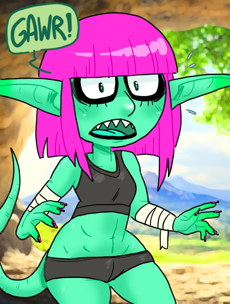 please welcome Cucumber to the Gob cove (art by Eyz)