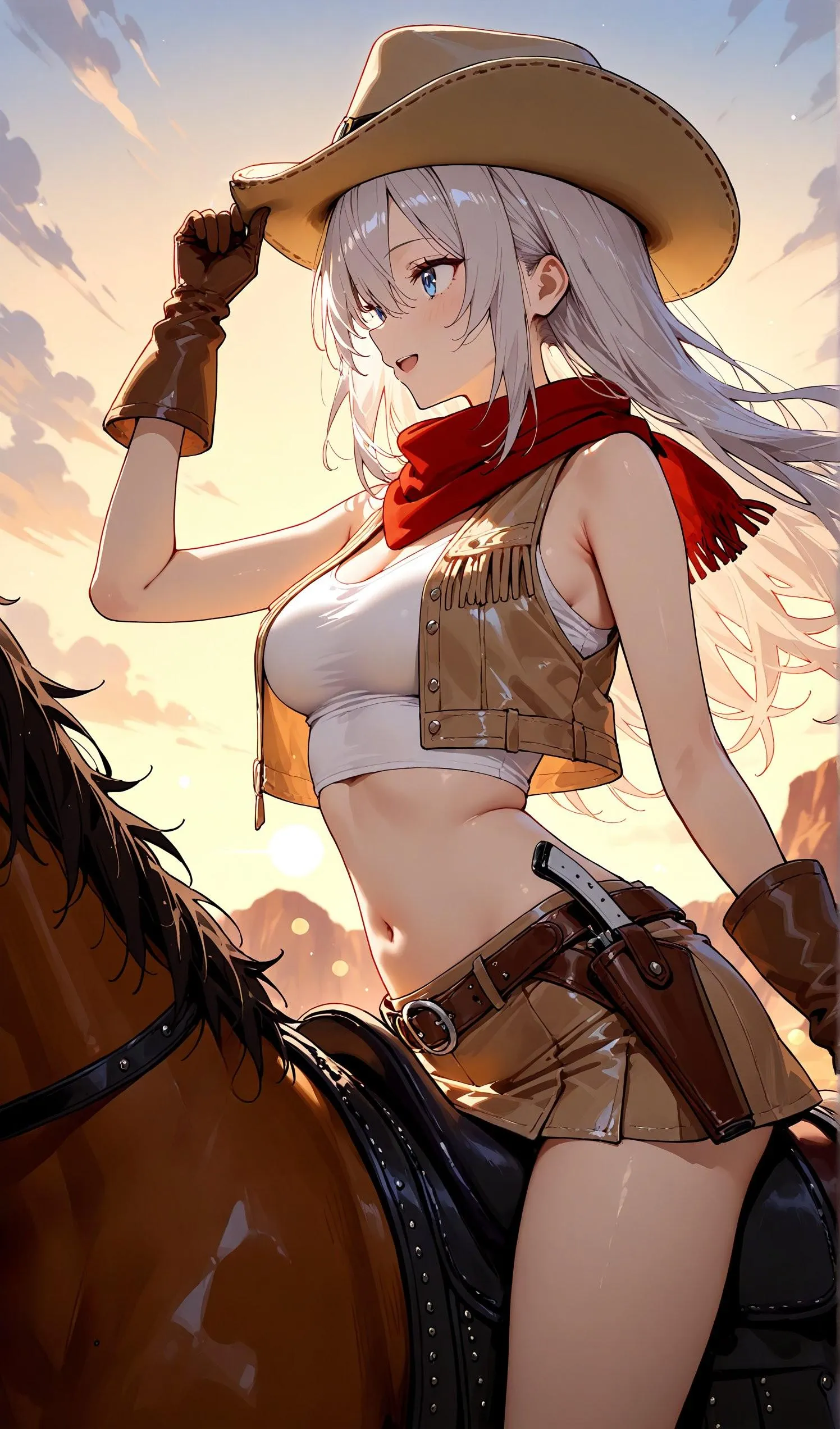 Silver-Haired Cowgirl