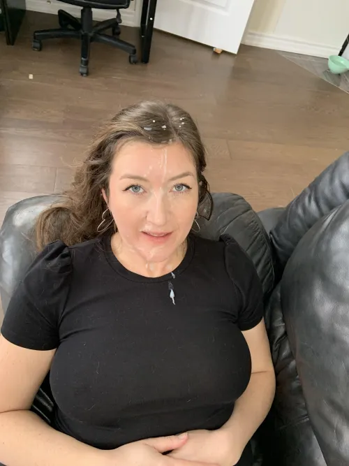 so hot getting cummed all over