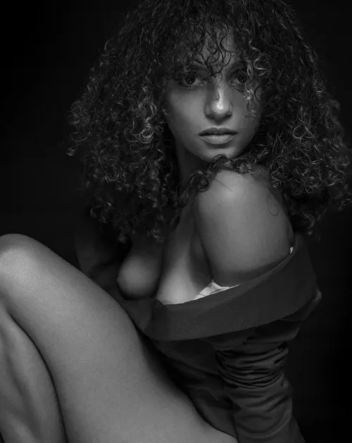 Straight at It - I Love Black and White Images