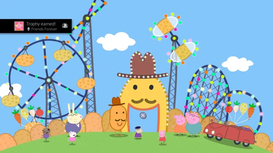 told daddy want explore my little play side so he's having me plat the Pepa pig game while he's out with friends as homework and I completed it so now get reward when he's home I can't wait even tho it's long distance