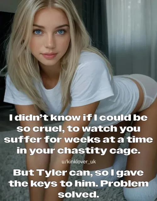 Who knows what you’ll be made to do, to earn a release. IF that’s even on the table…