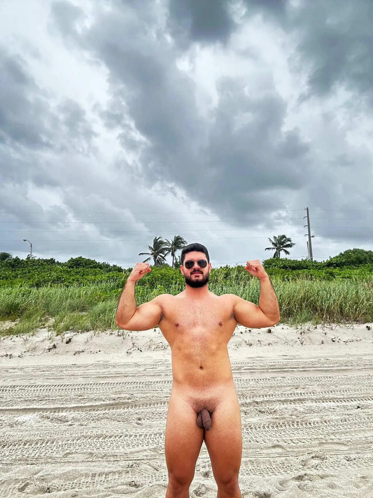 At haulover being happy