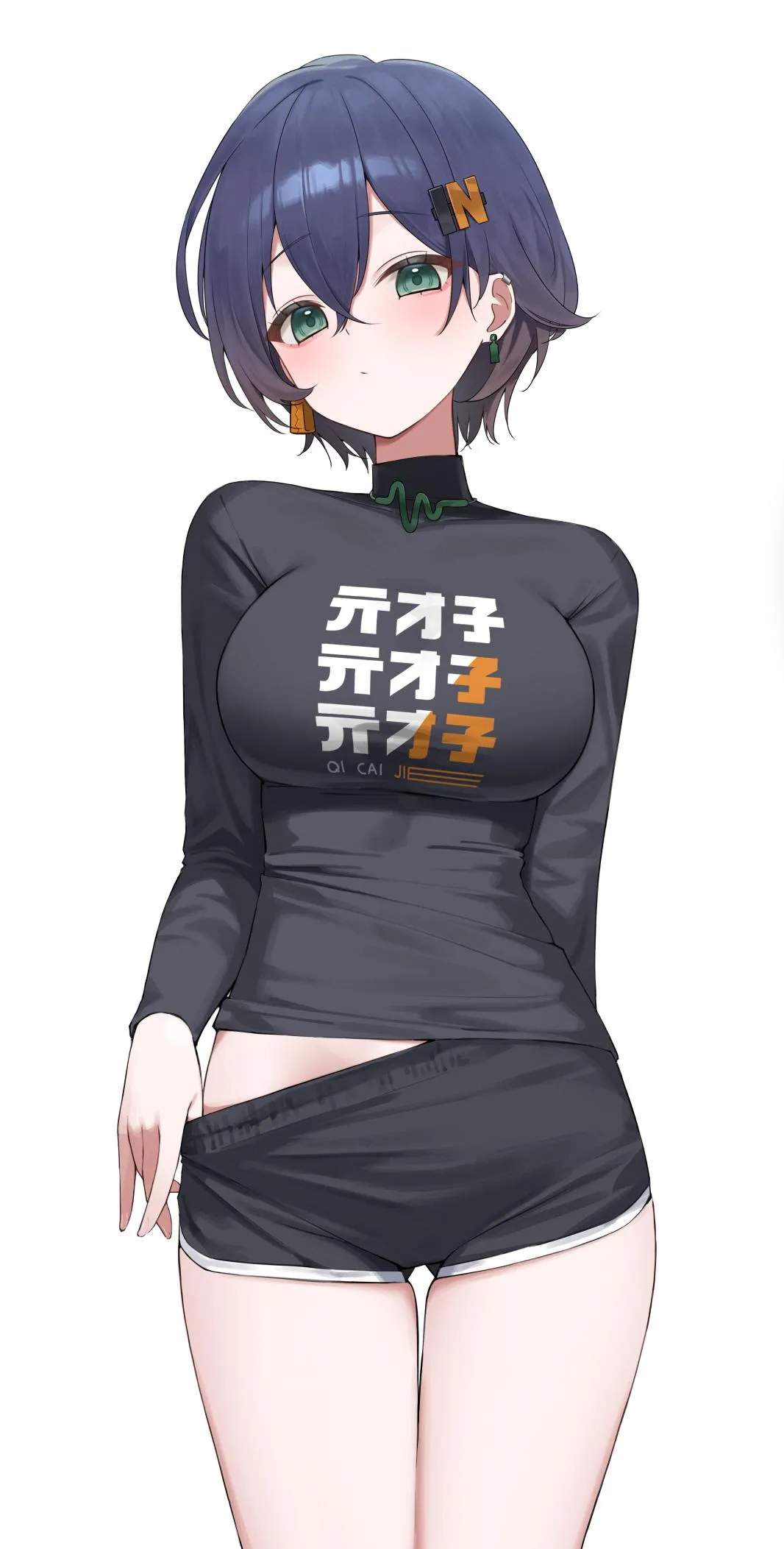 Belle in dolphin shorts (N4 H4M) [Zenless Zone Zero]