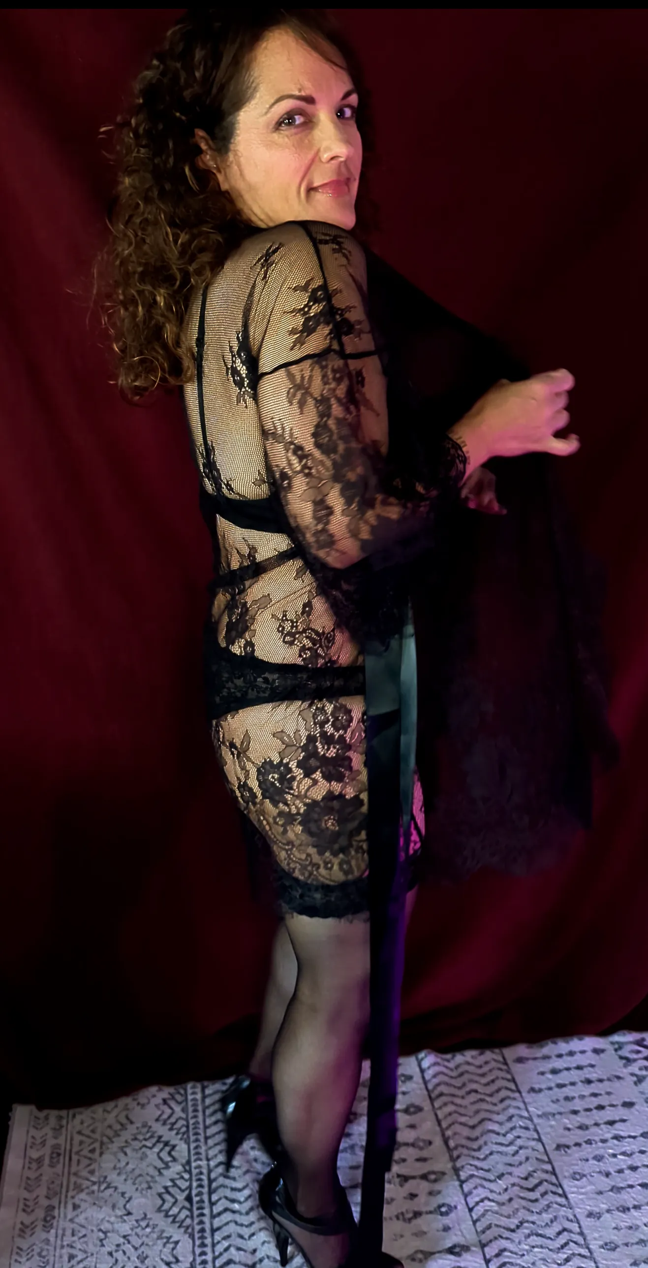 Black Lingerie with Lace