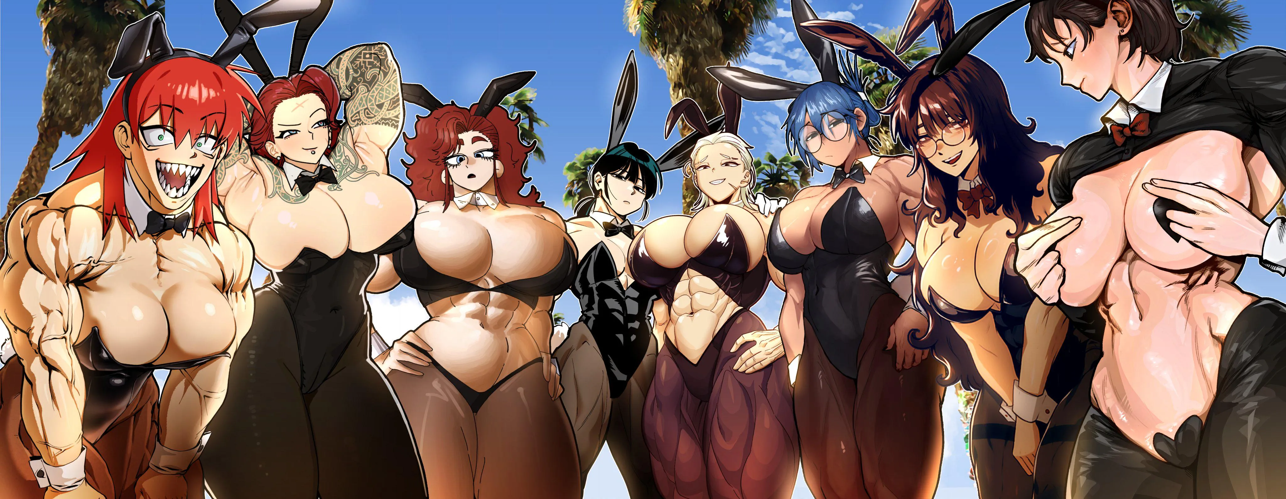 Musclegirls Collab (Sparkeyjinjin & other artists) [Original]