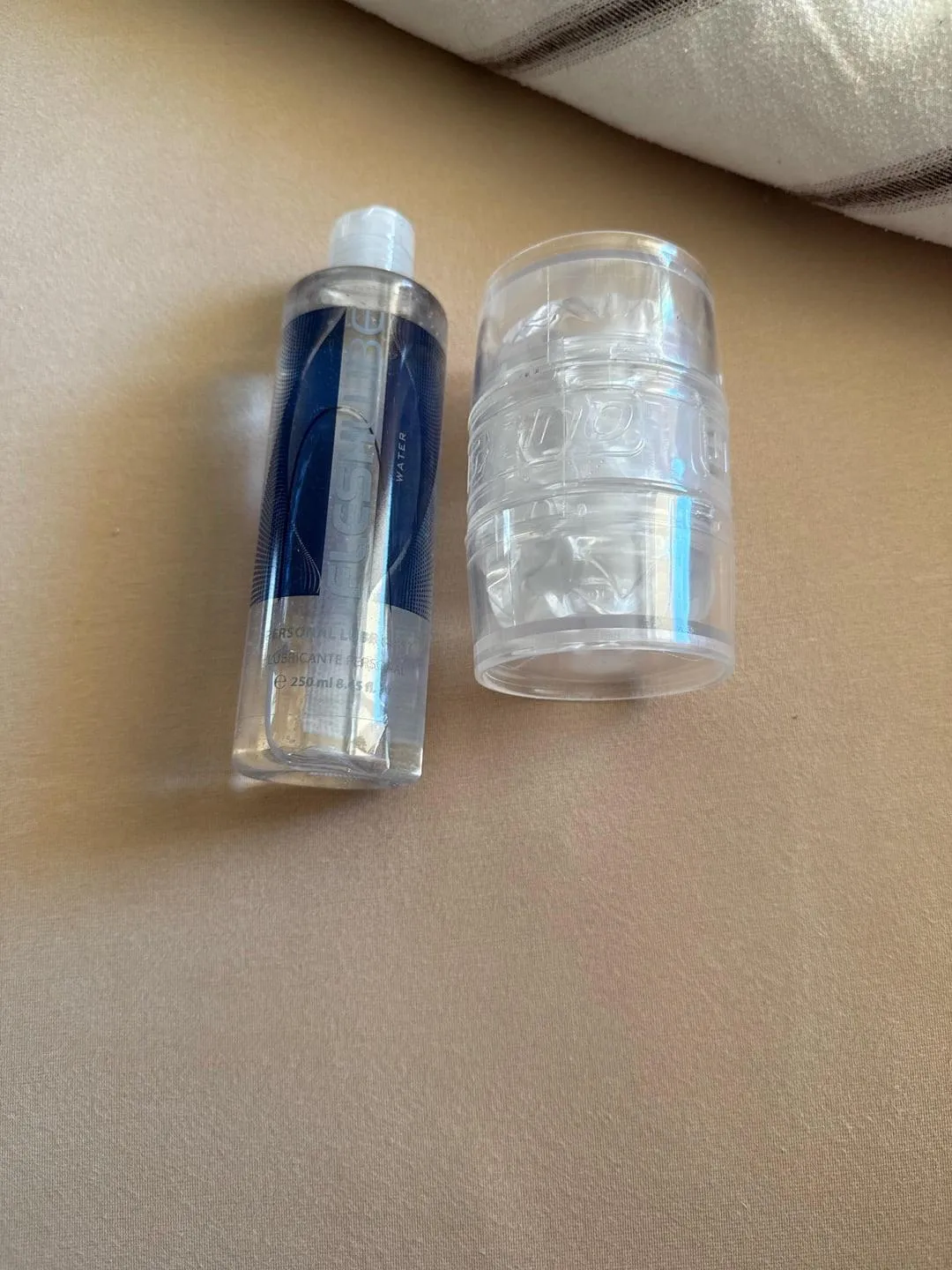 My first fleshlight. I'll probably won't last many strokes👉👈