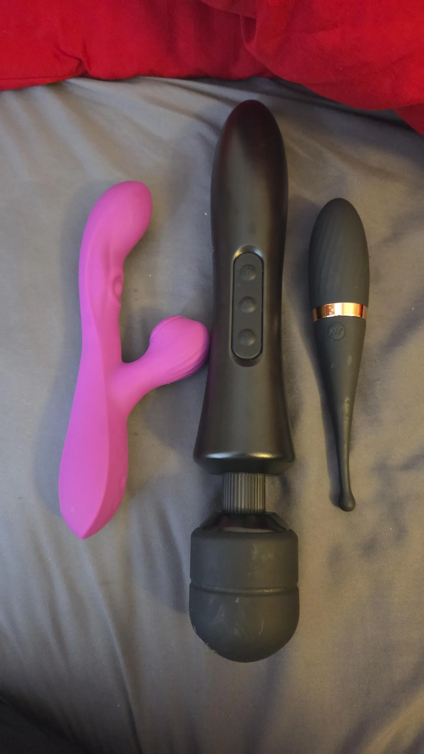 Our funzze collection. The wand is by far the best we had.