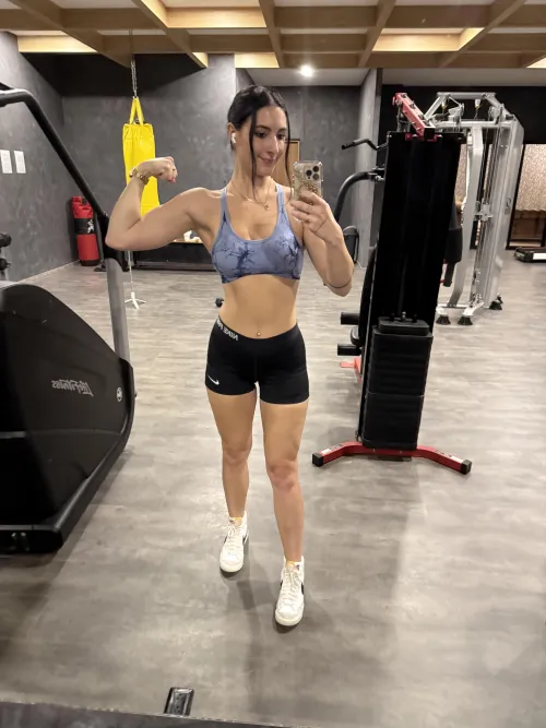 Spending lots of time at the gym