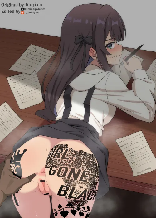 Alina Blacked,   Edit by me original art by Kagiro